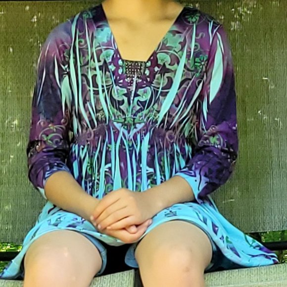 One World Live & Let Live Patterned Shirt - Picture 2 of 6